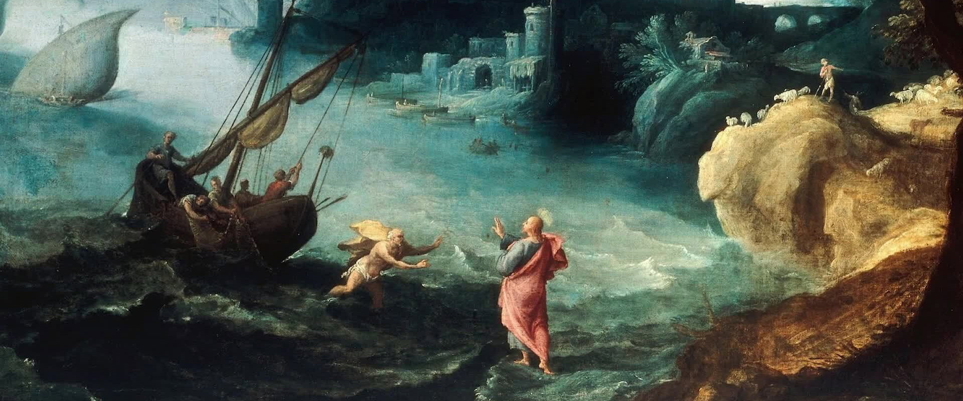 The God Who Speaks backdrop