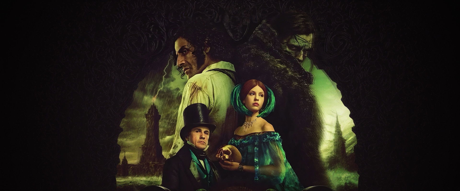 Frankenstein backdrop