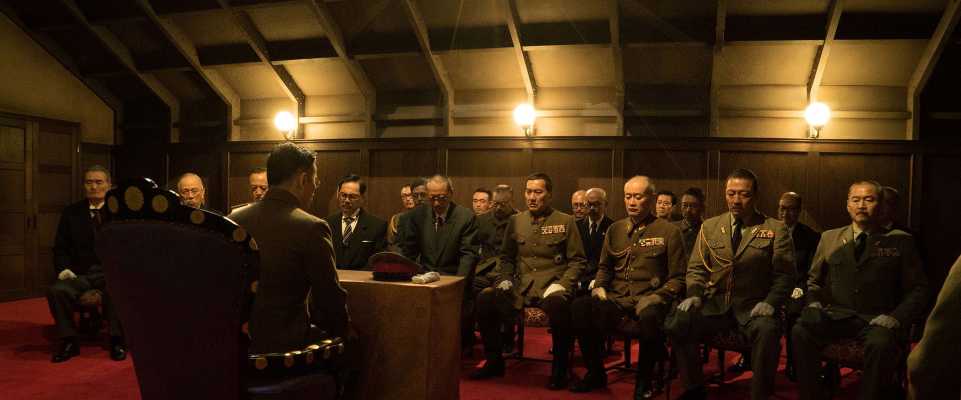 The Emperor in August backdrop