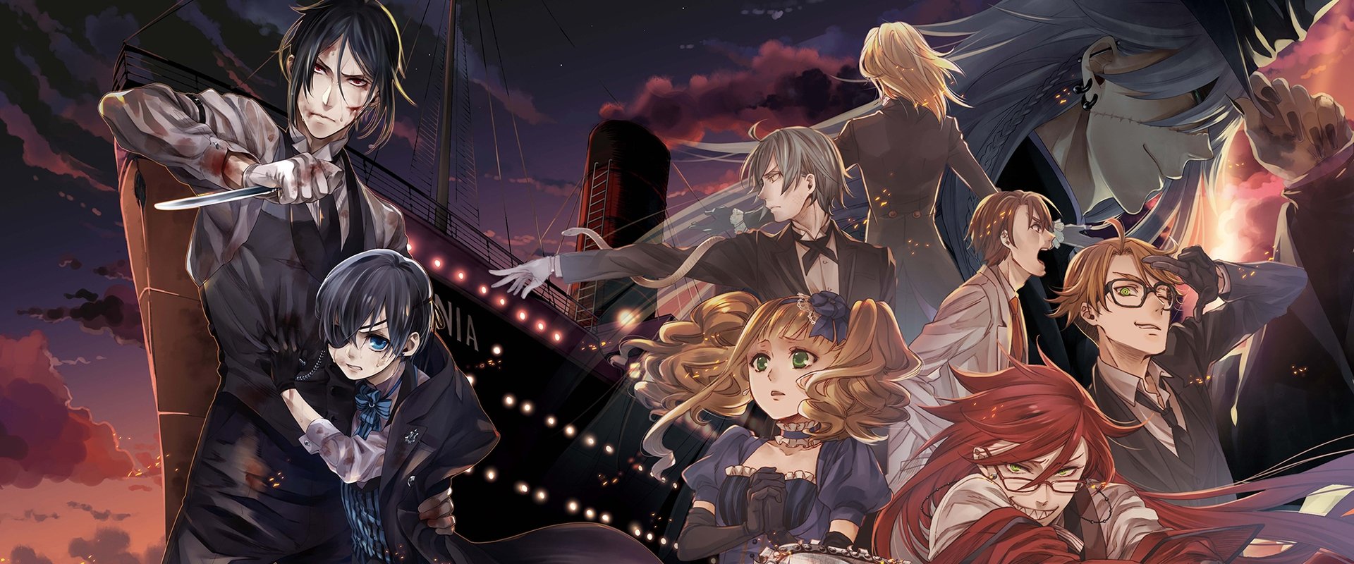 Black Butler: Book of the Atlantic backdrop