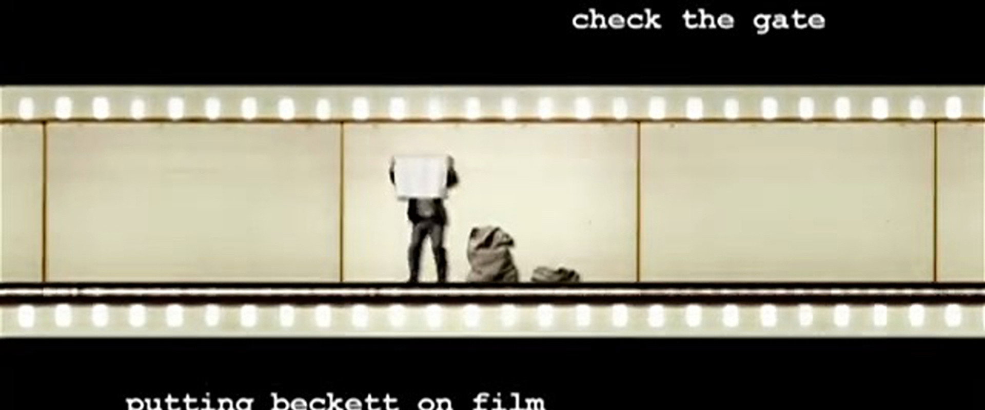 Check the Gate: Putting Beckett on Film backdrop