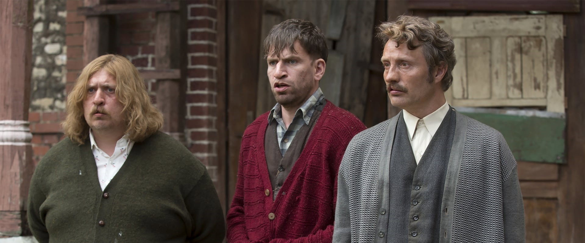 Men & Chicken backdrop