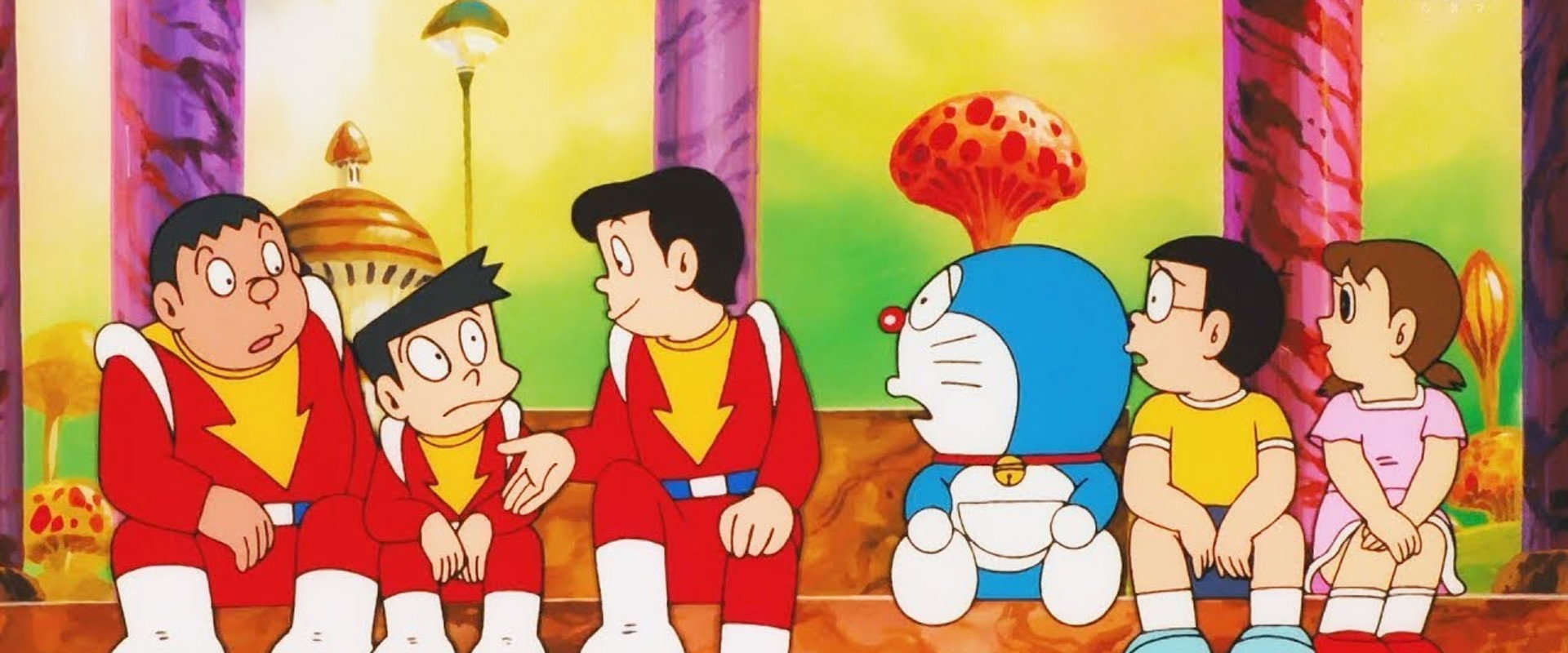 Doraemon: Nobita's Diary on the Creation of the World backdrop