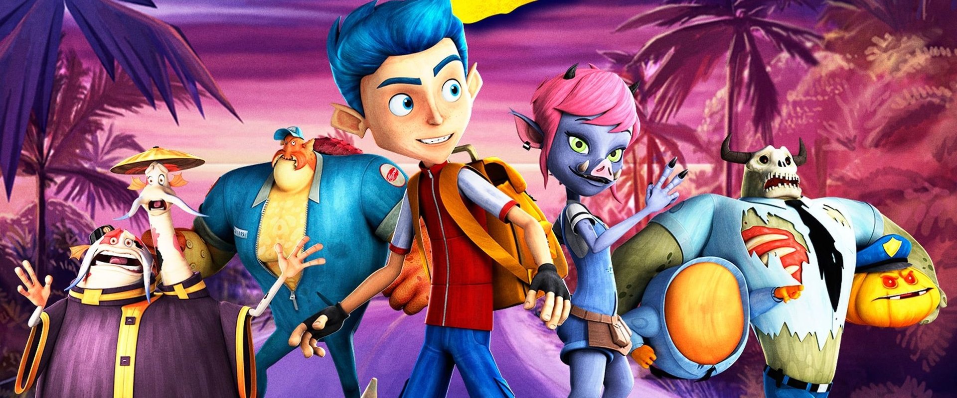 Monster Island backdrop