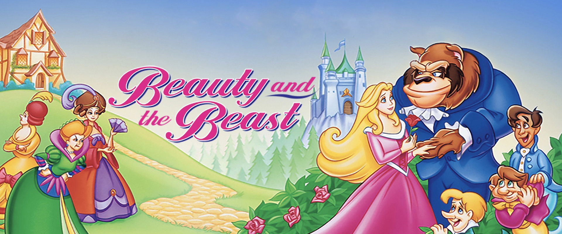 Beauty and the Beast backdrop