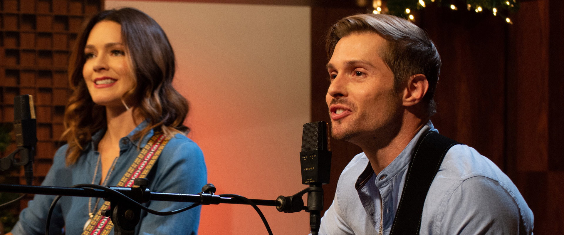 Country Christmas Album backdrop