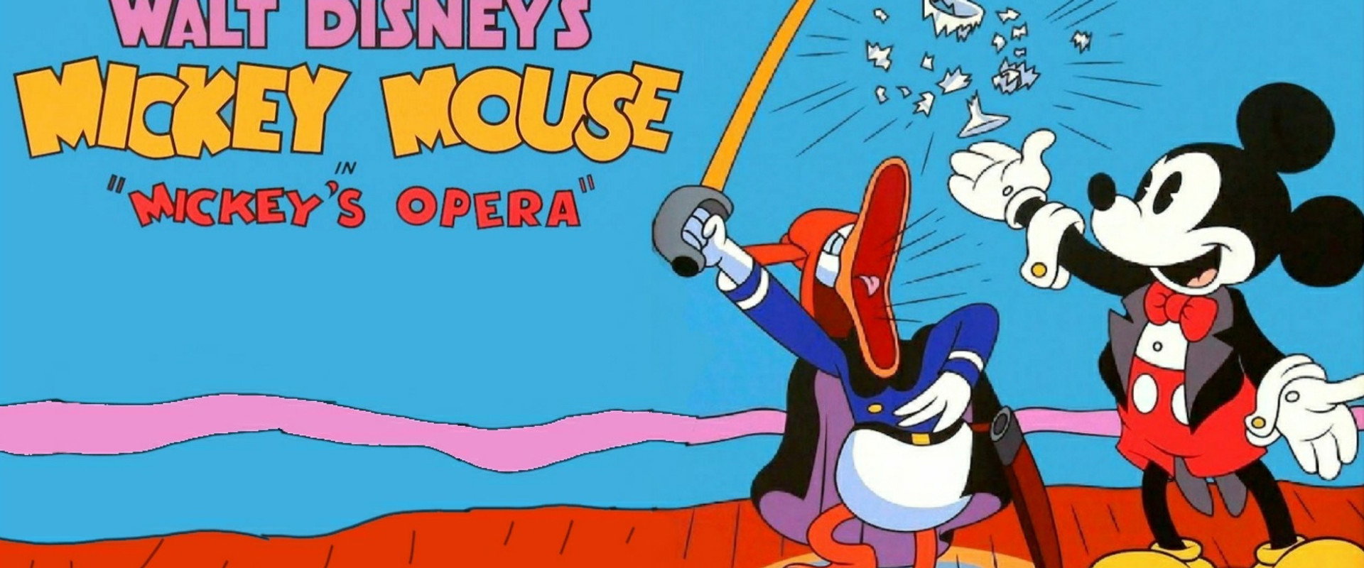 Mickey's Grand Opera backdrop