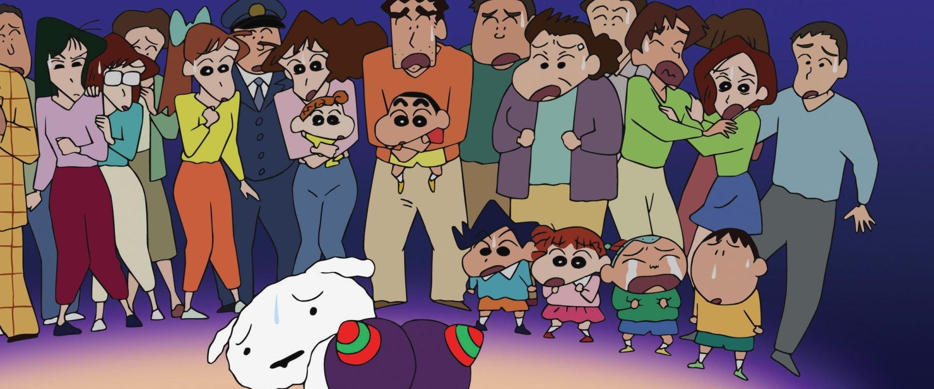 Crayon Shin-chan: Invoke a Storm! The Singing Buttocks Bomb backdrop