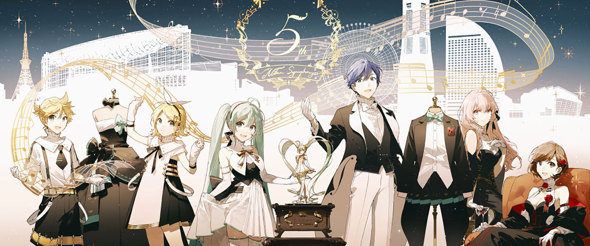 Hatsune Miku Symphony 2020 Orchestra Live backdrop