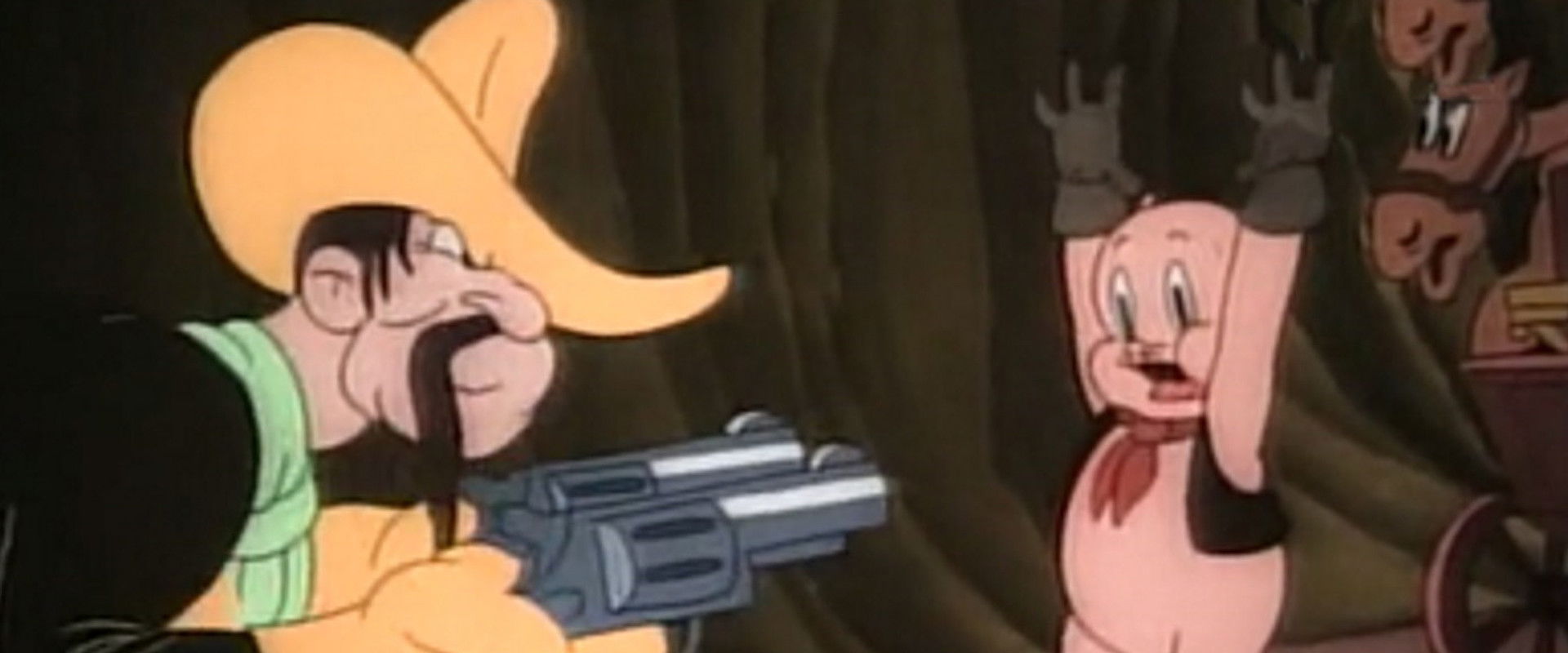 The Lone Stranger and Porky backdrop