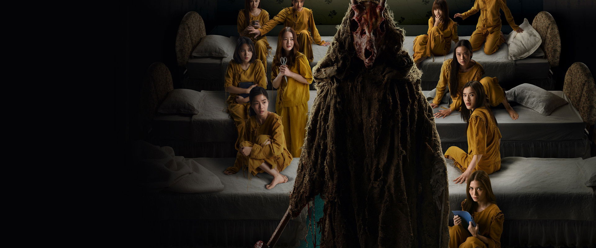 Faces of Anne backdrop