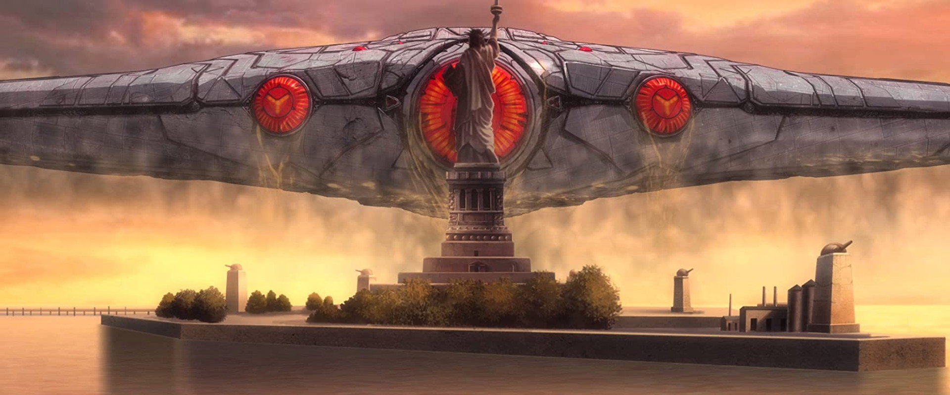 War of the Worlds: Goliath backdrop