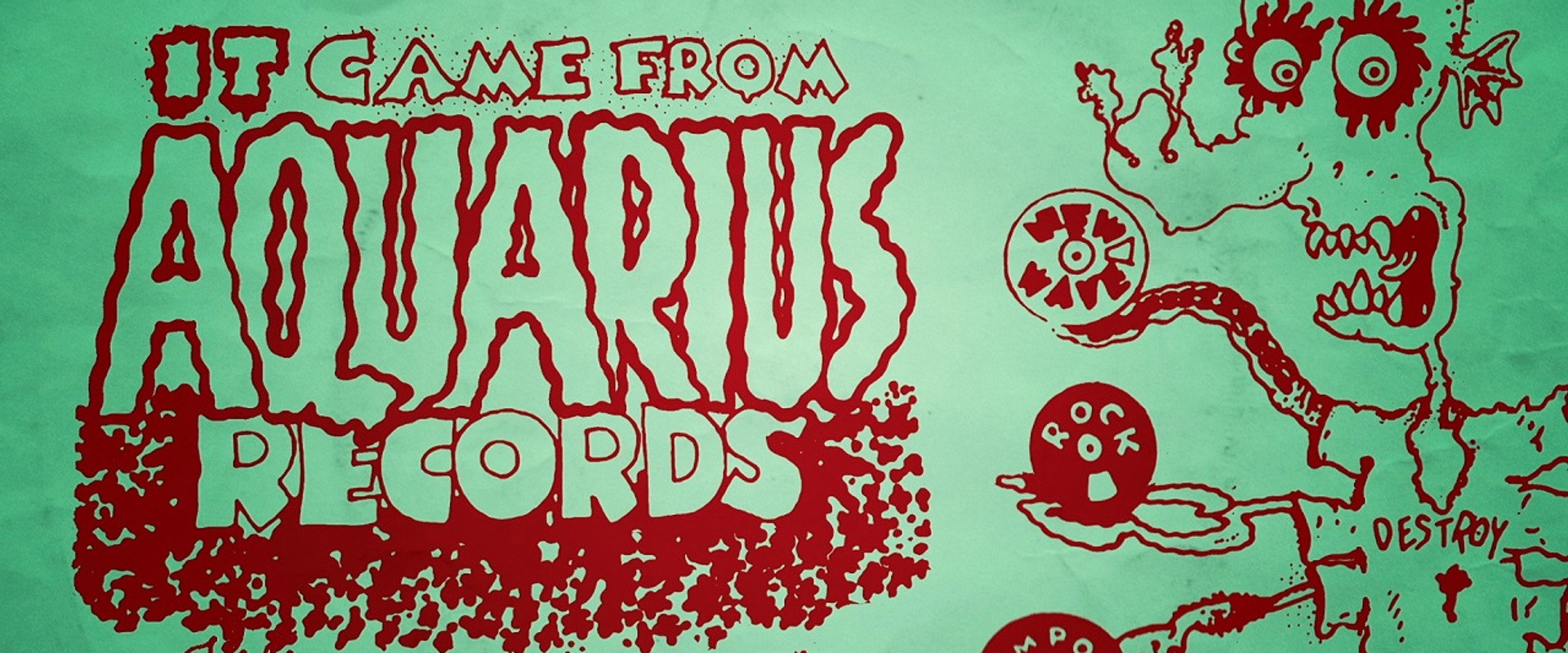 It Came From Aquarius Records backdrop