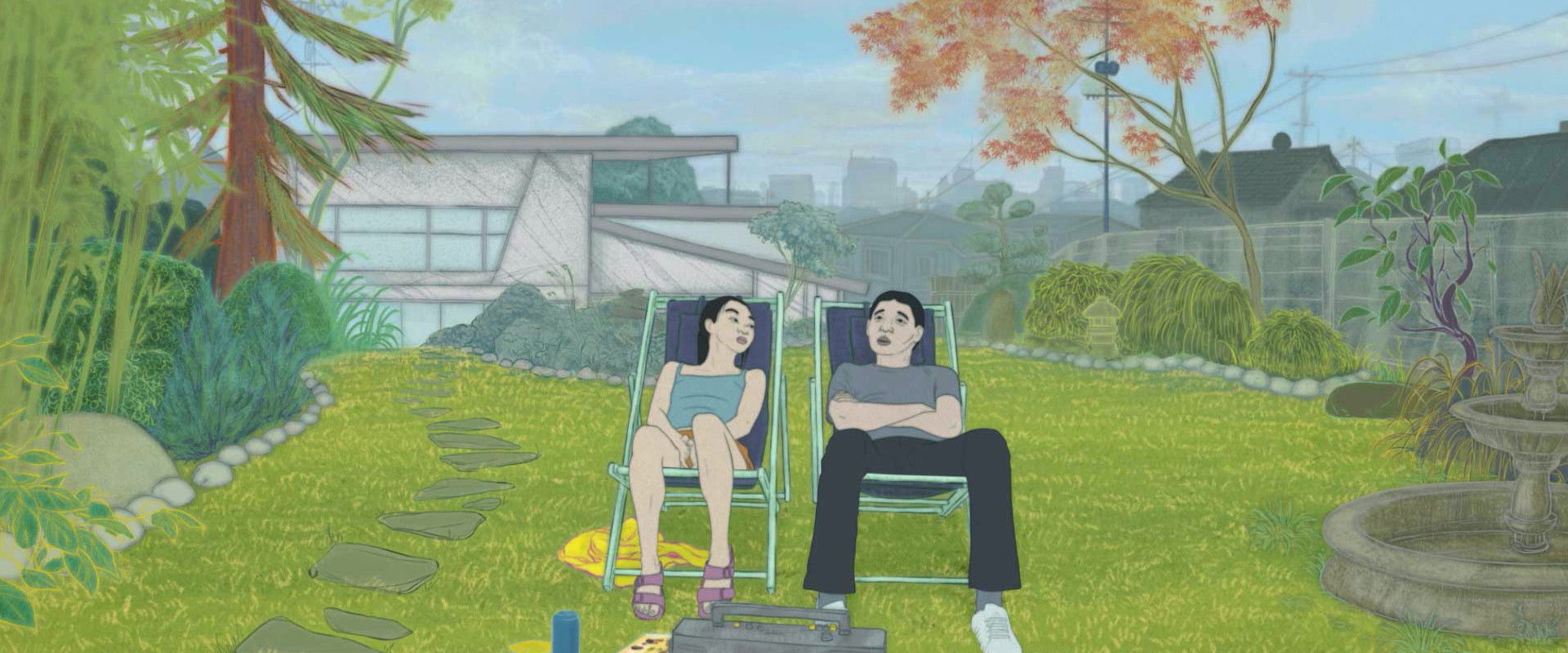 Blind Willow, Sleeping Woman backdrop