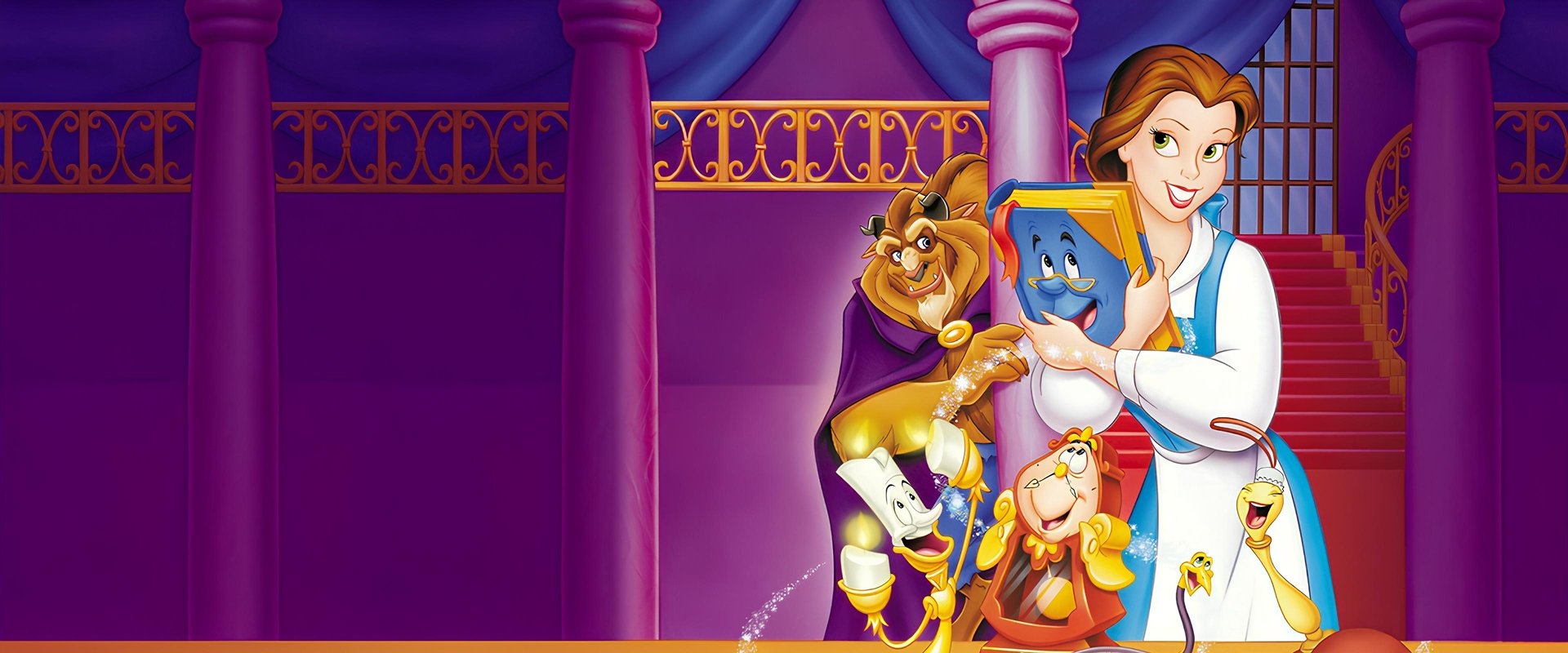 Belle's Magical World backdrop