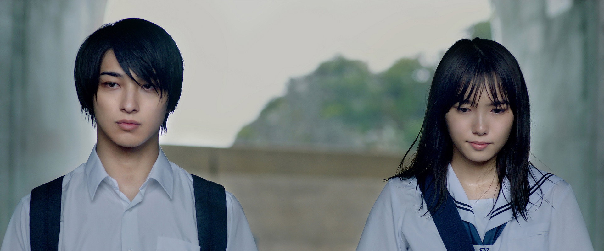 Go Away, Ultramarine backdrop