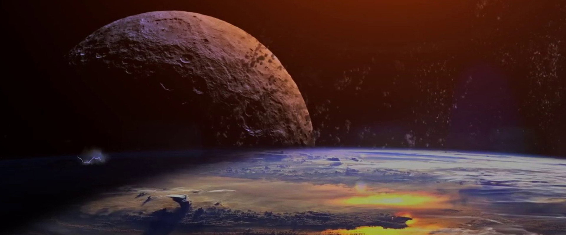 Meteor Moon backdrop