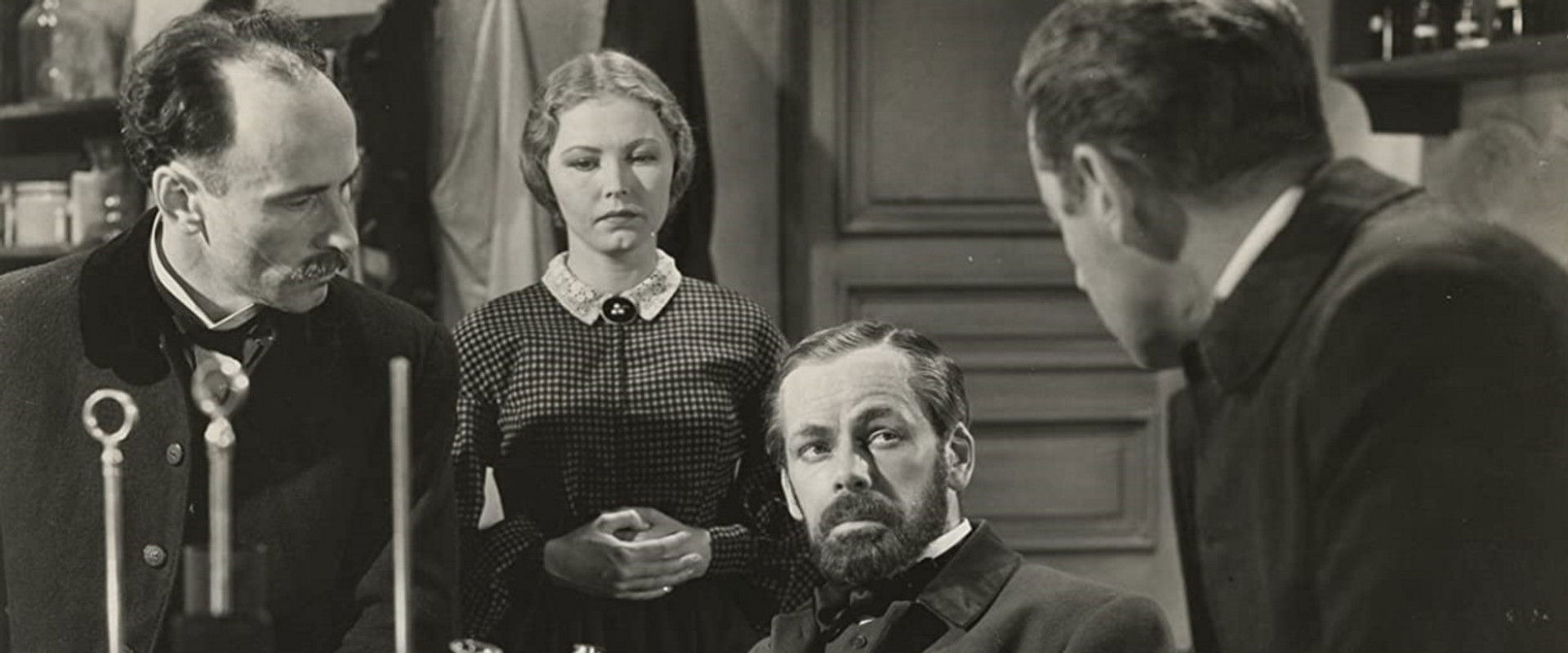 The Story of Louis Pasteur backdrop