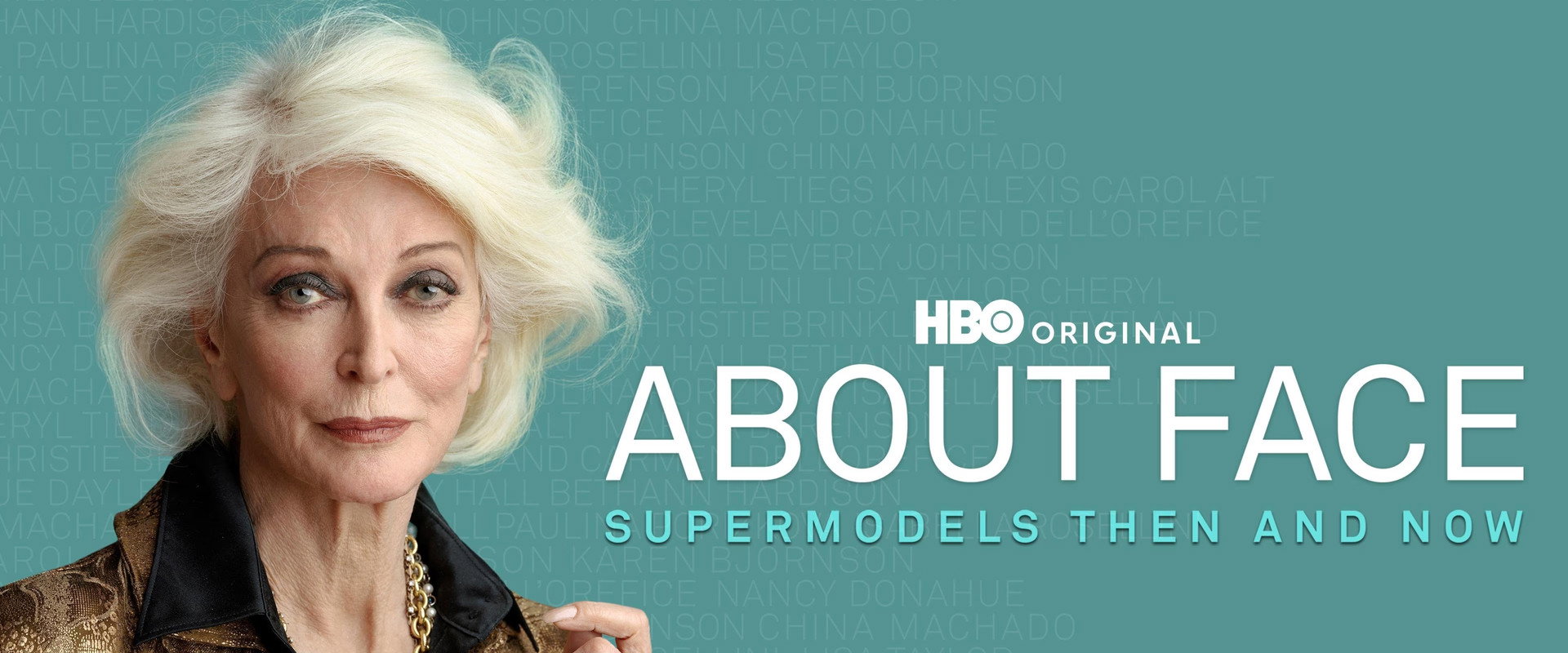 About Face: Supermodels Then and Now backdrop