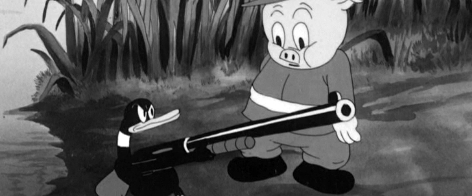 Porky's Duck Hunt backdrop