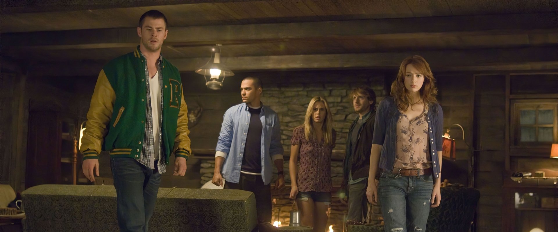 The Cabin in the Woods backdrop