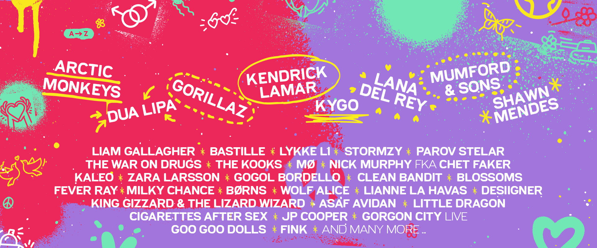 Gorillaz | Sziget Festival 2018 (ARTE Concert) backdrop