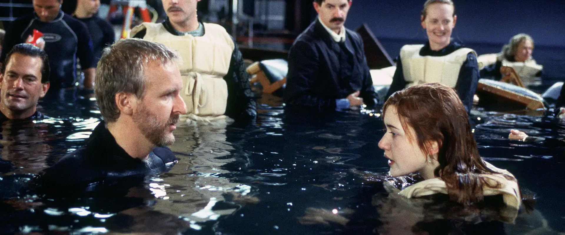 Reflections on Titanic backdrop