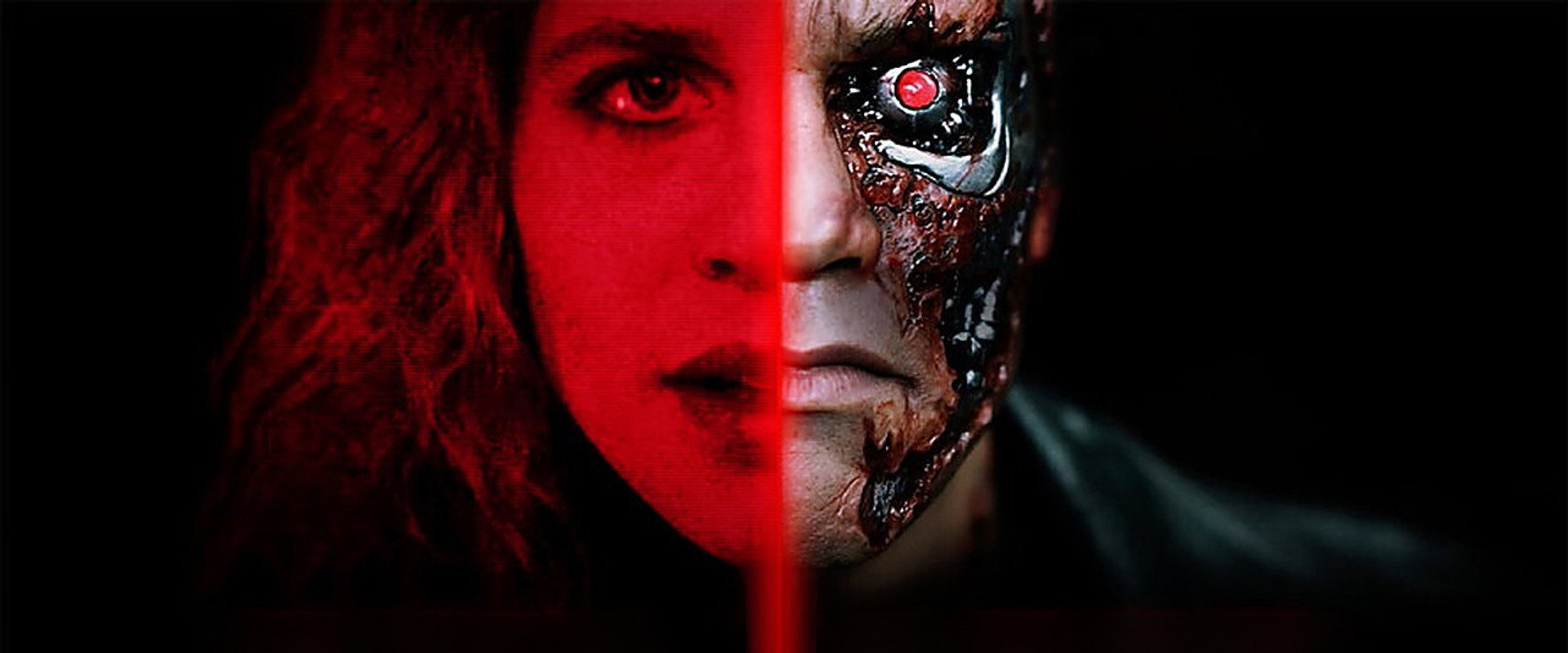 Terminator, des machines et des hommes... et une femme backdrop