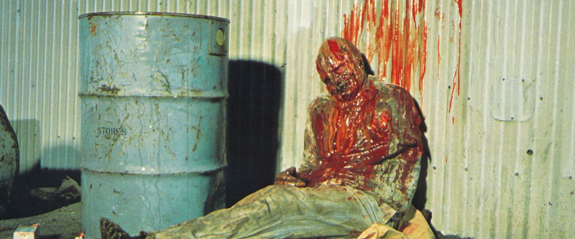 The Incredible Melting Man backdrop