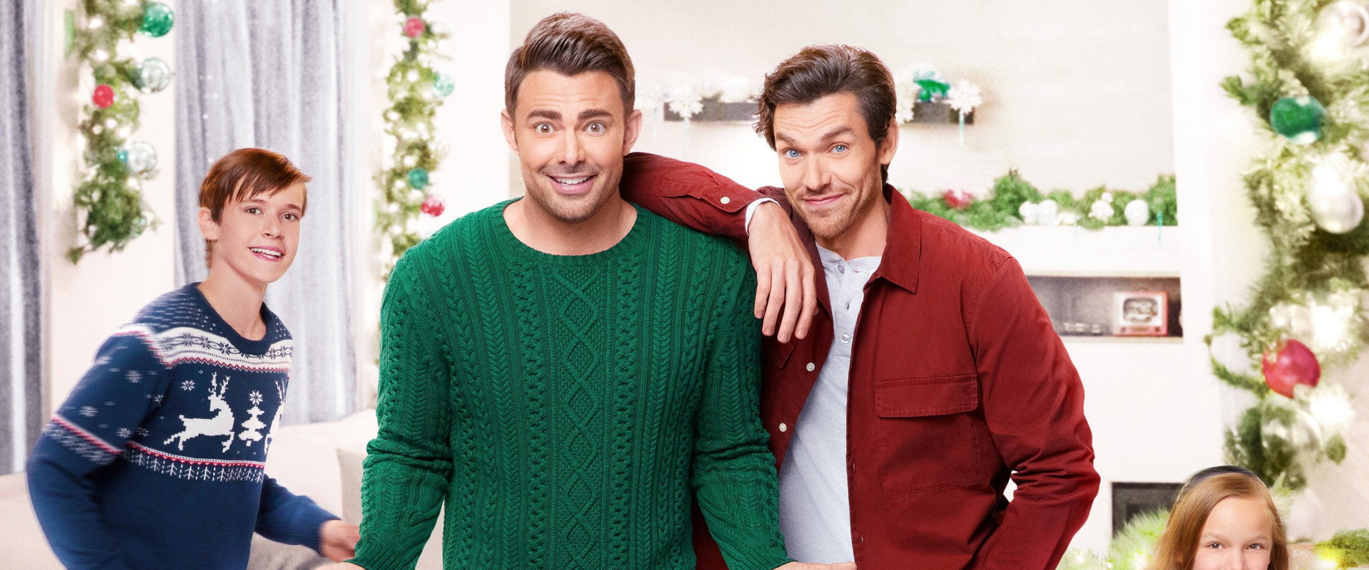 The Holiday Sitter backdrop