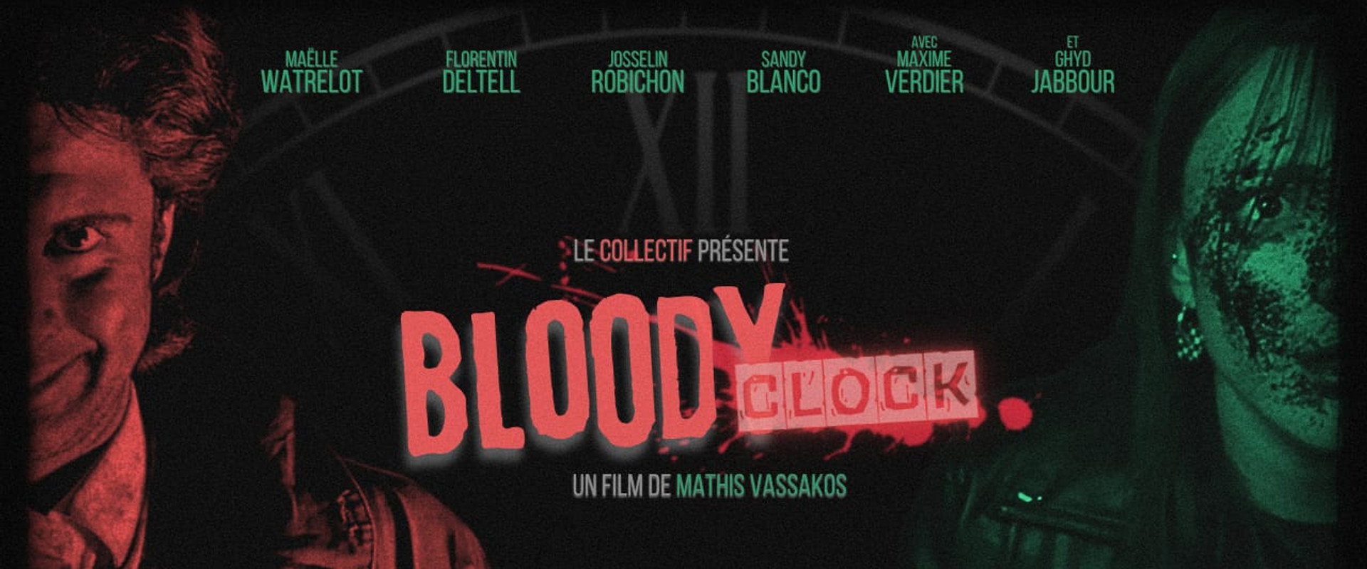 Bloody Clock backdrop
