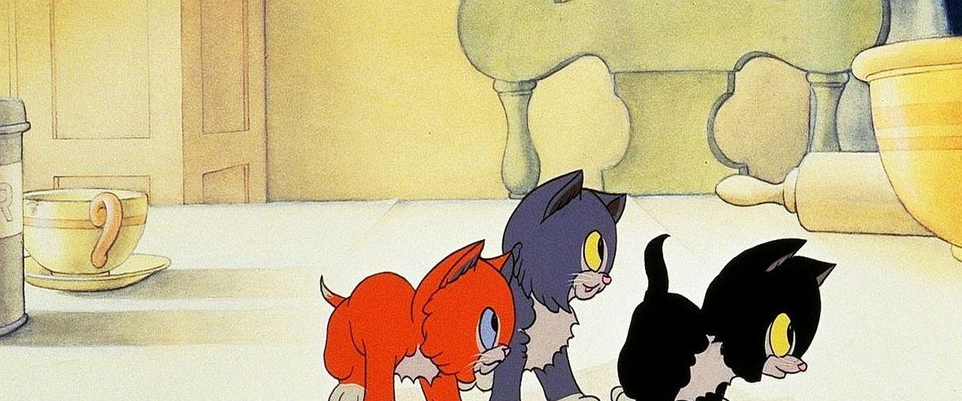 Three Orphan Kittens backdrop