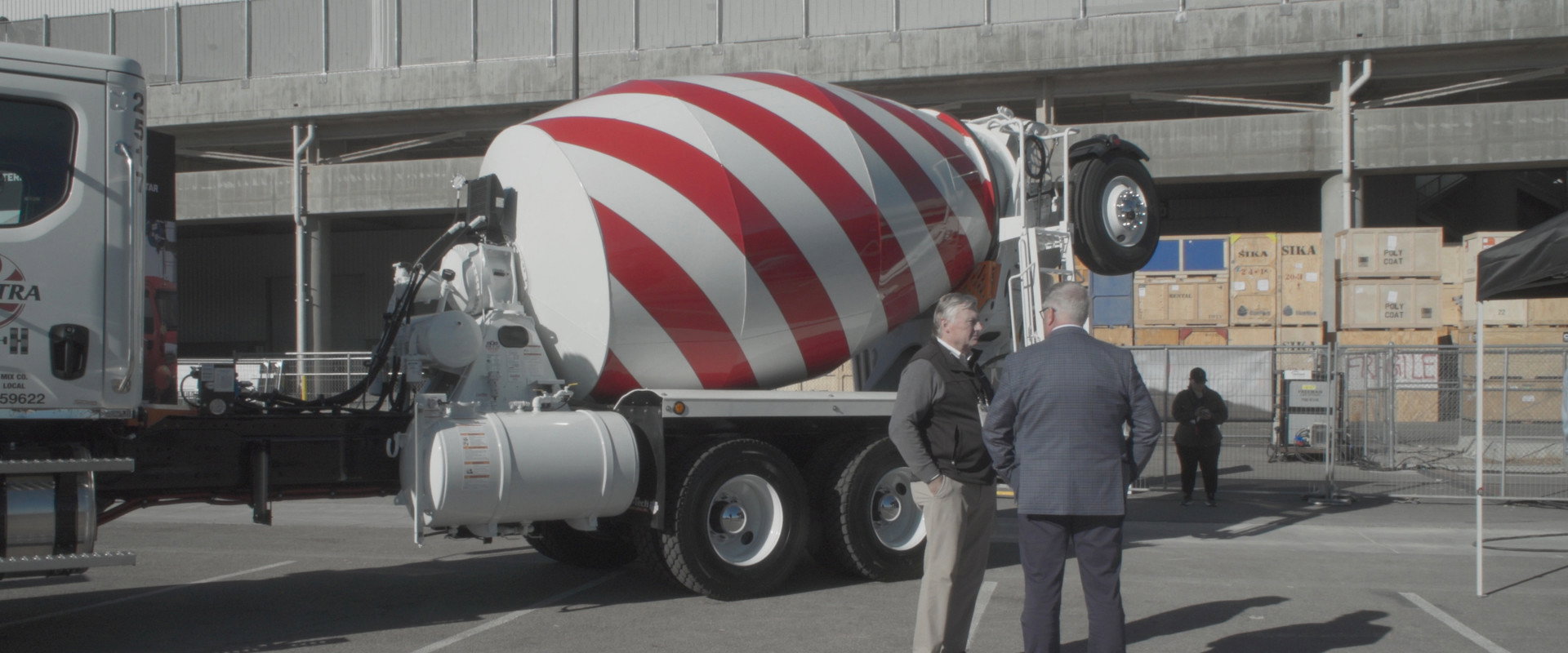The History of Concrete backdrop