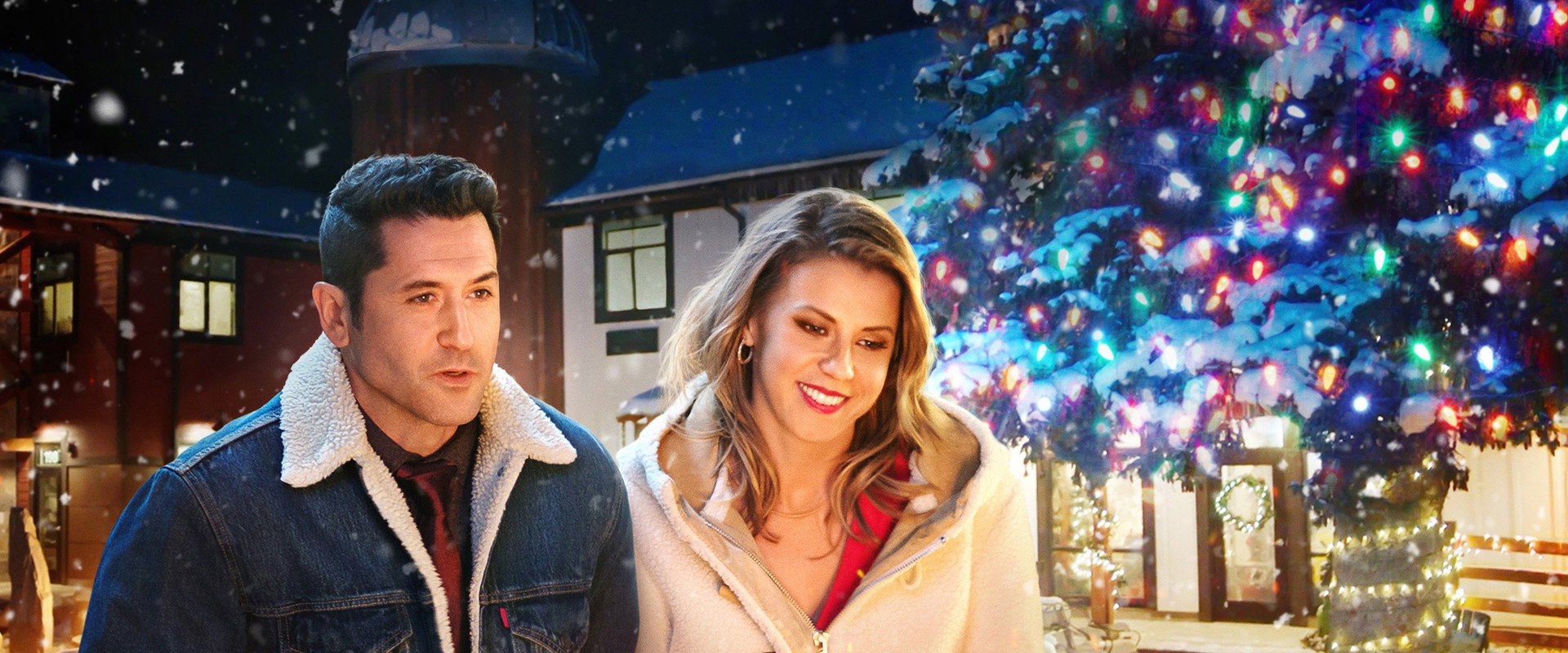 A Cozy Christmas Inn backdrop