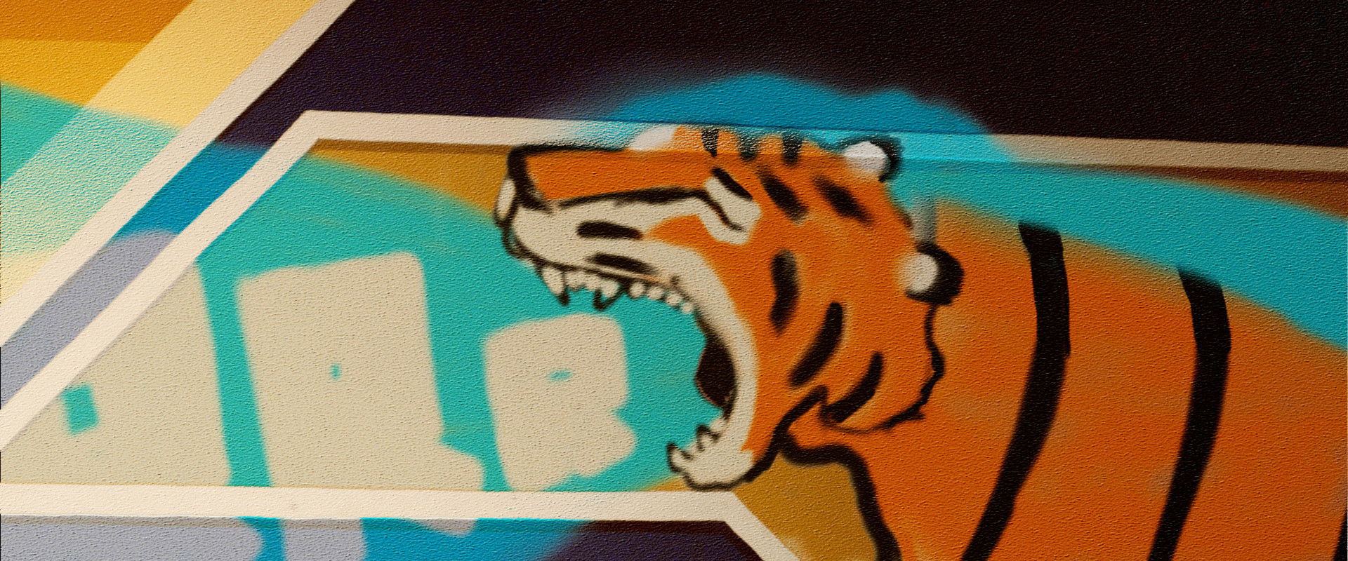 Graffitiger backdrop