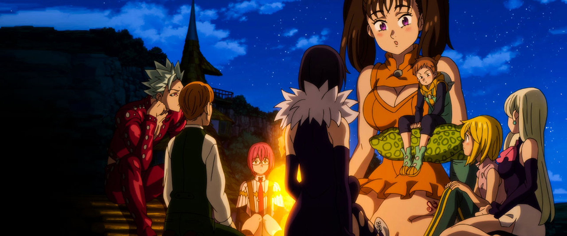 The Seven Deadly Sins: Prisoners of the Sky backdrop