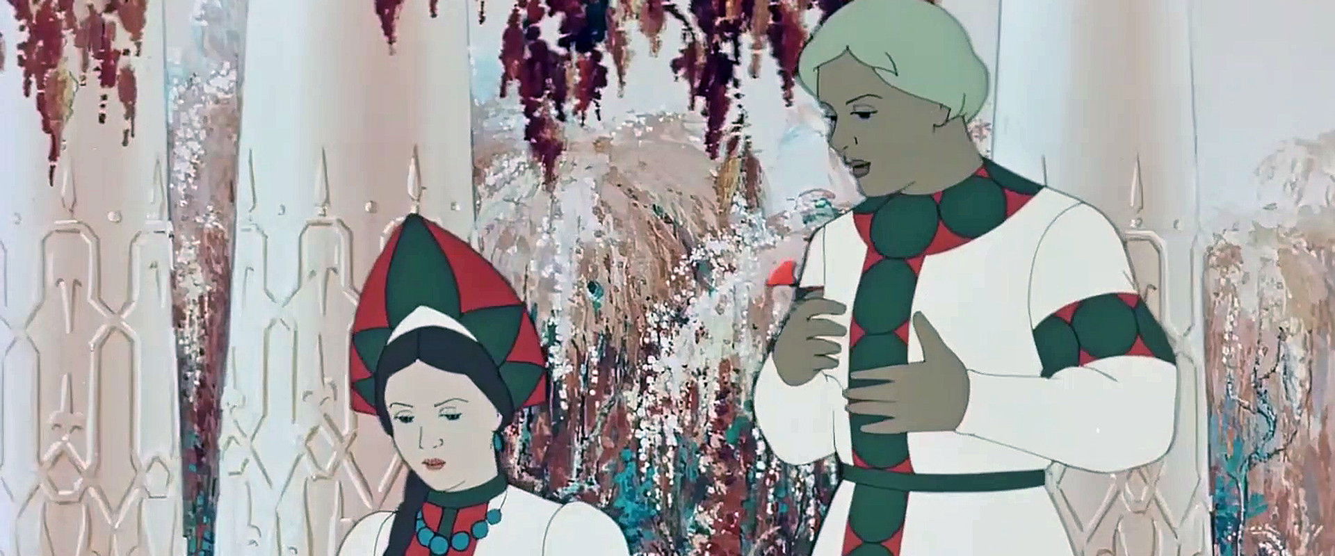 The Scarlet Flower backdrop