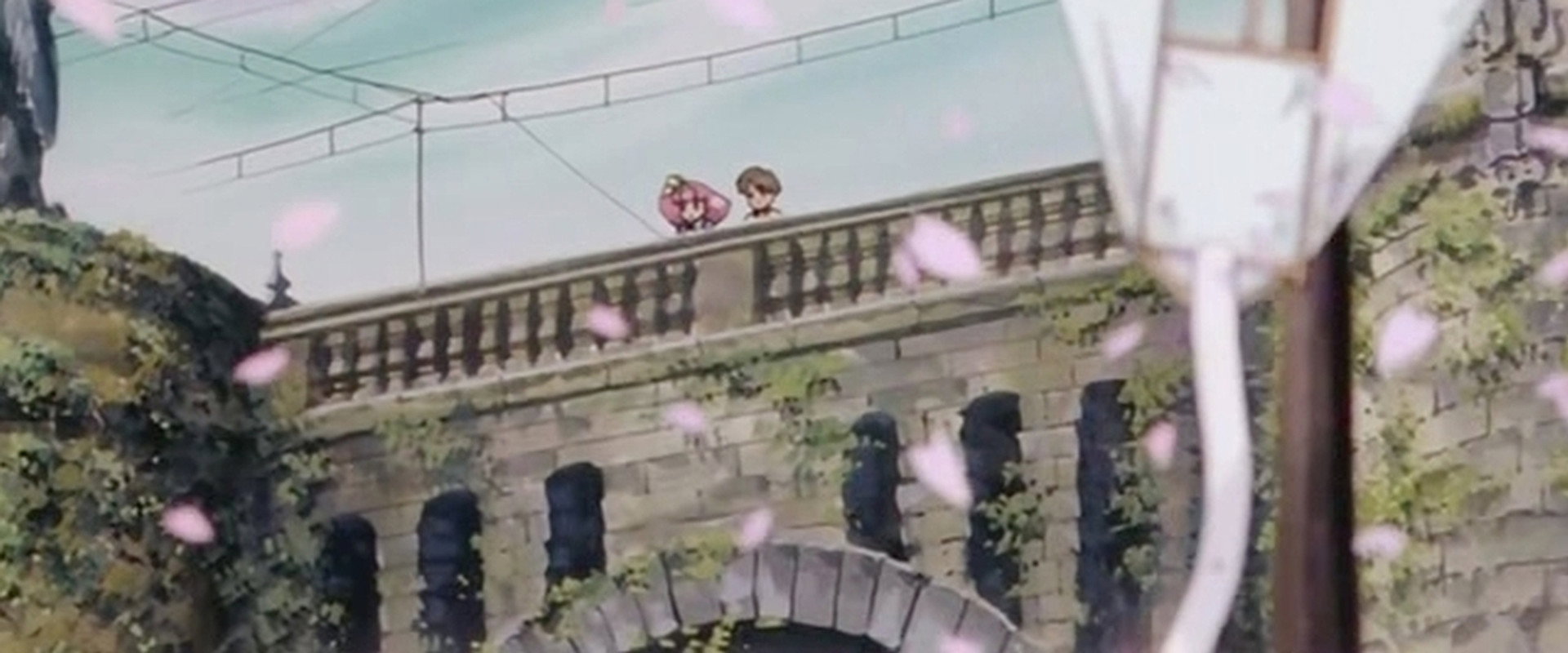 Minky Momo in the Bridge Over Dreams backdrop