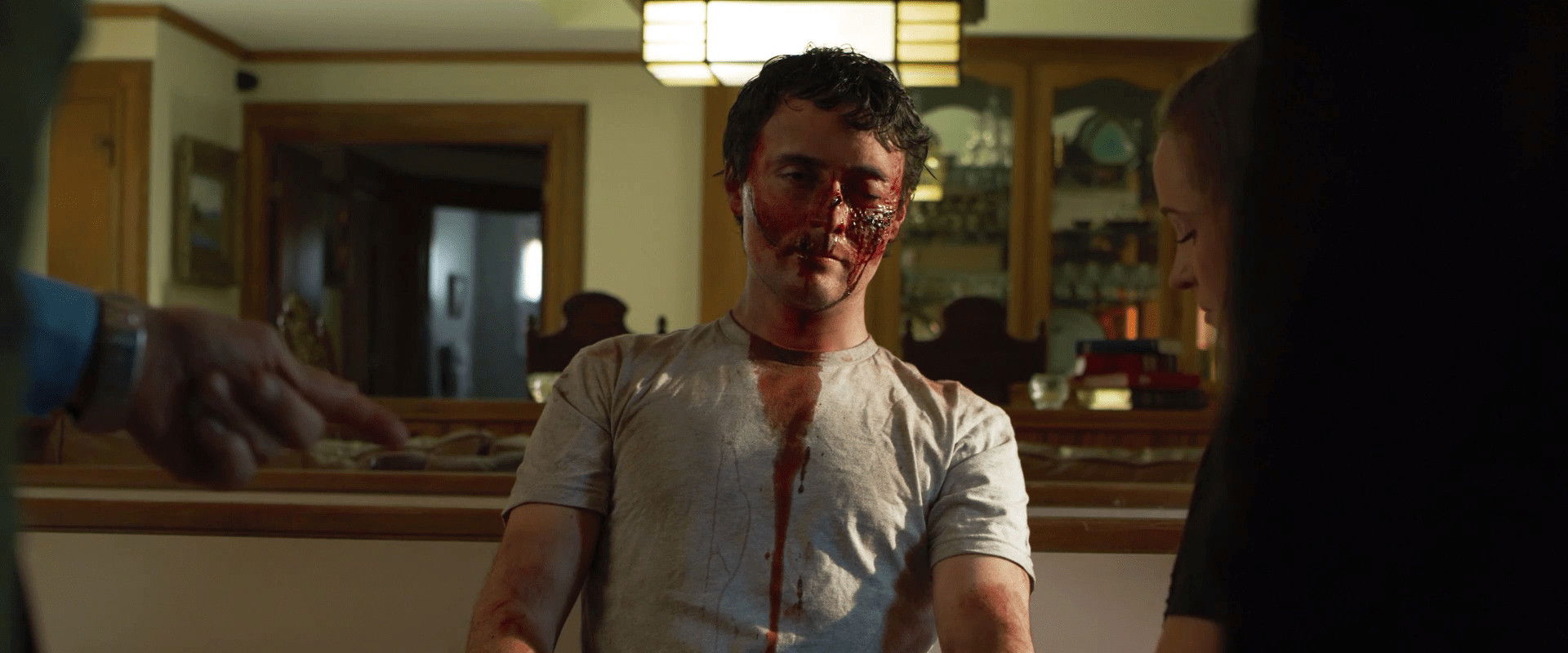 Nothing But the Blood backdrop