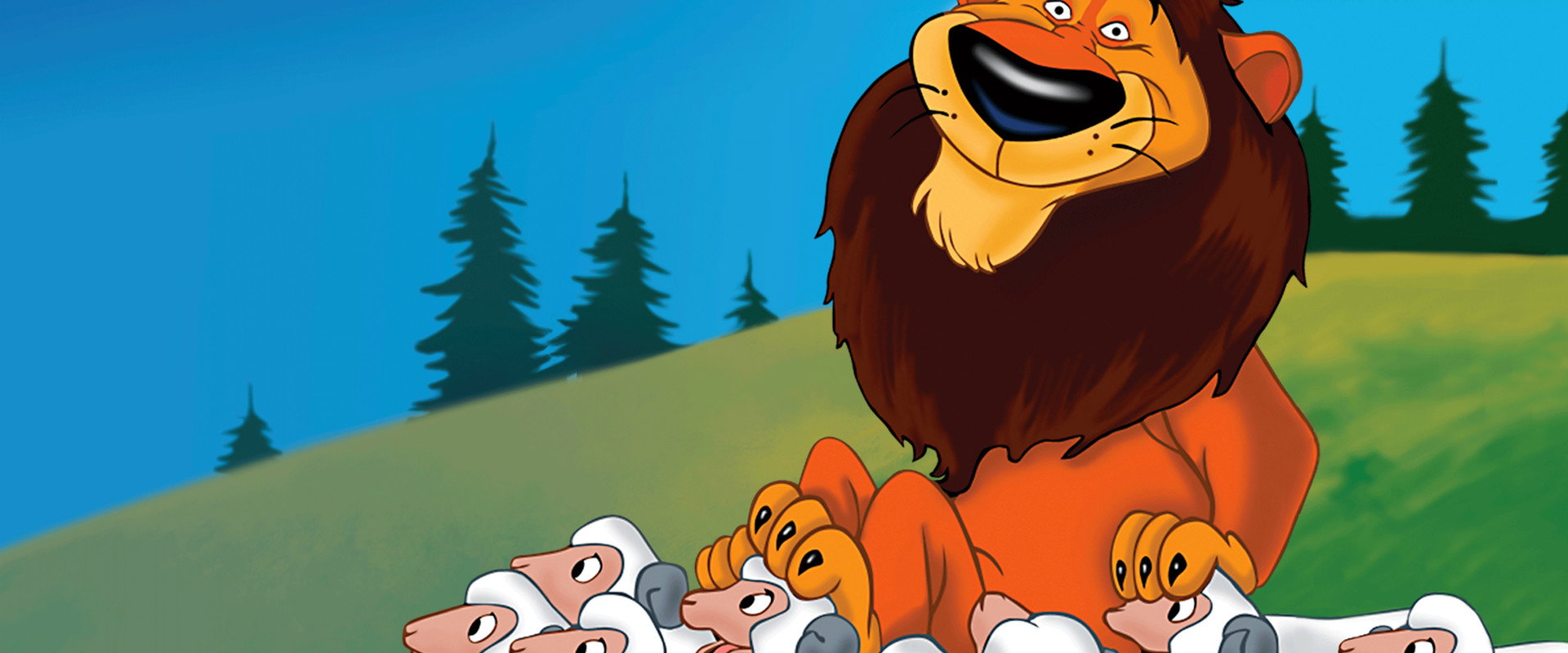 Lambert the Sheepish Lion backdrop