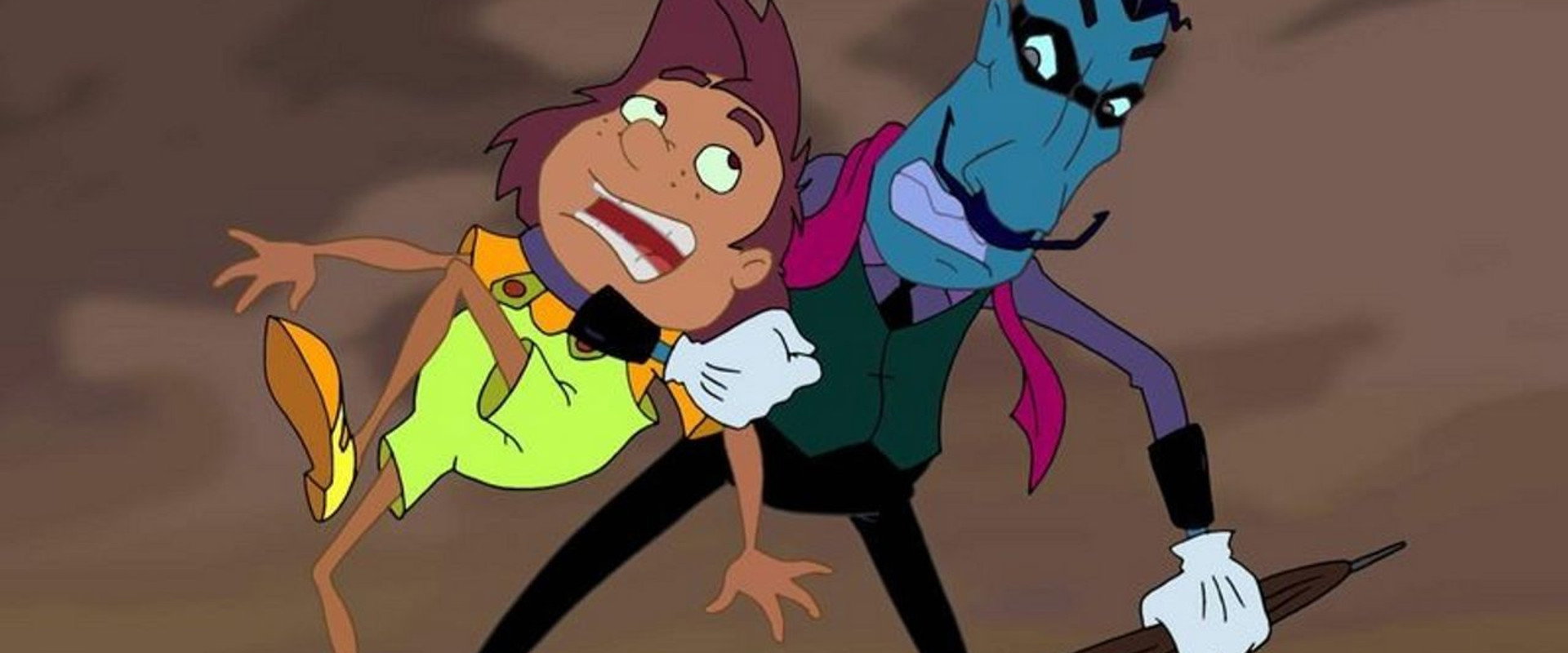 Dunno and Barrabass backdrop