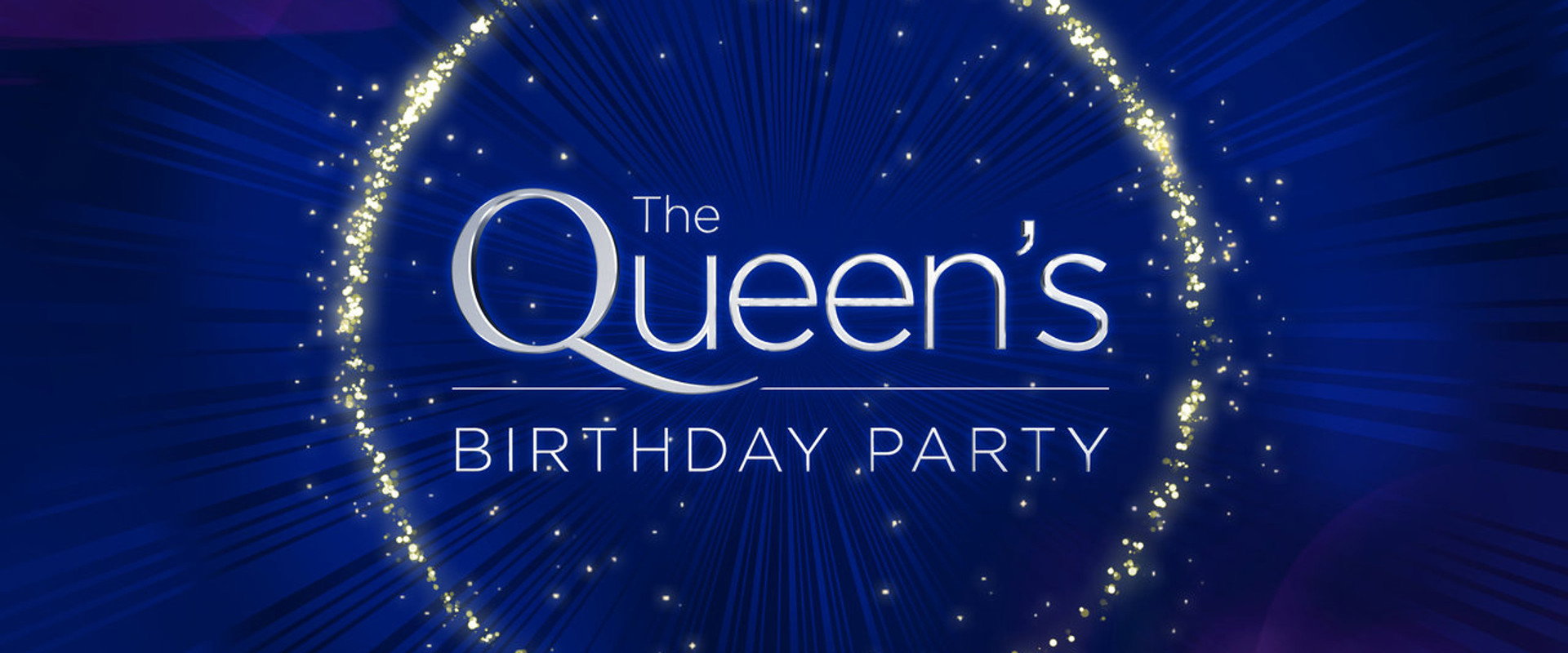 The Queen's Birthday Party backdrop