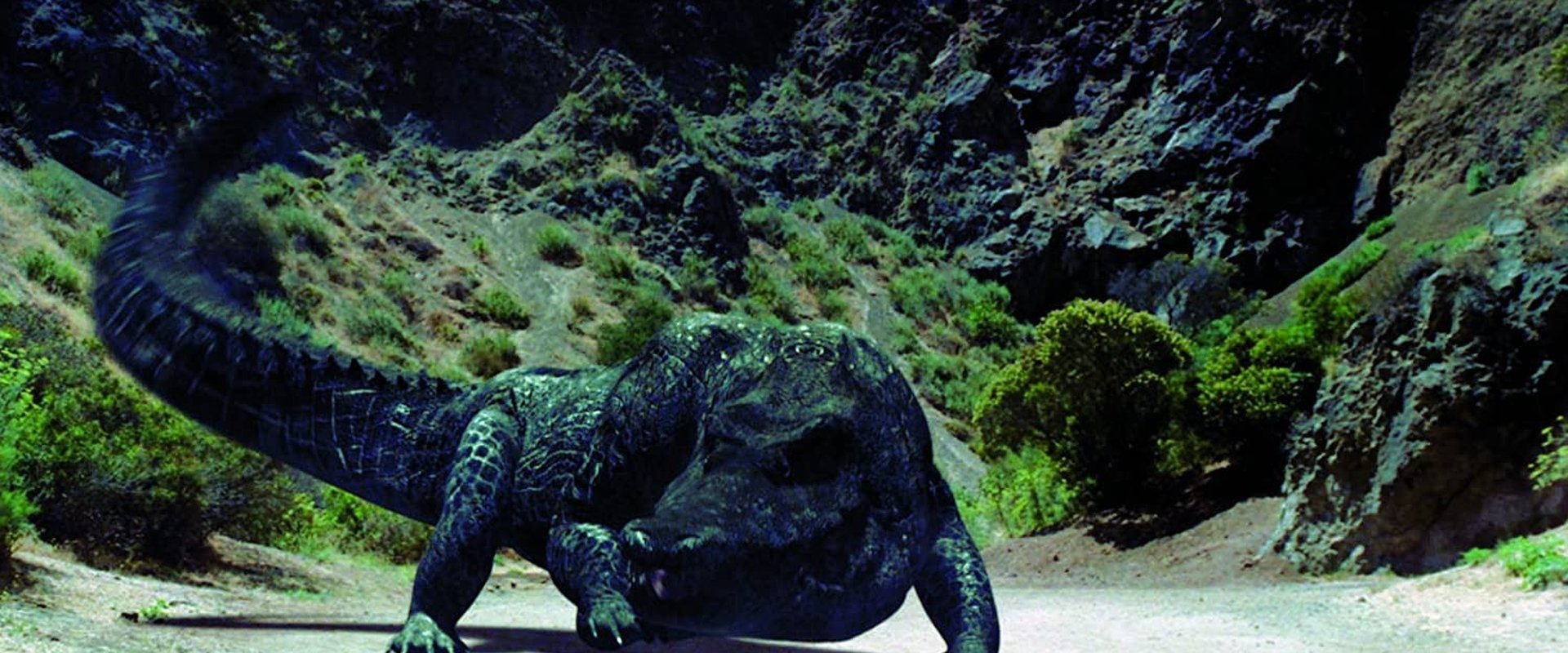 Mega Python vs. Gatoroid backdrop