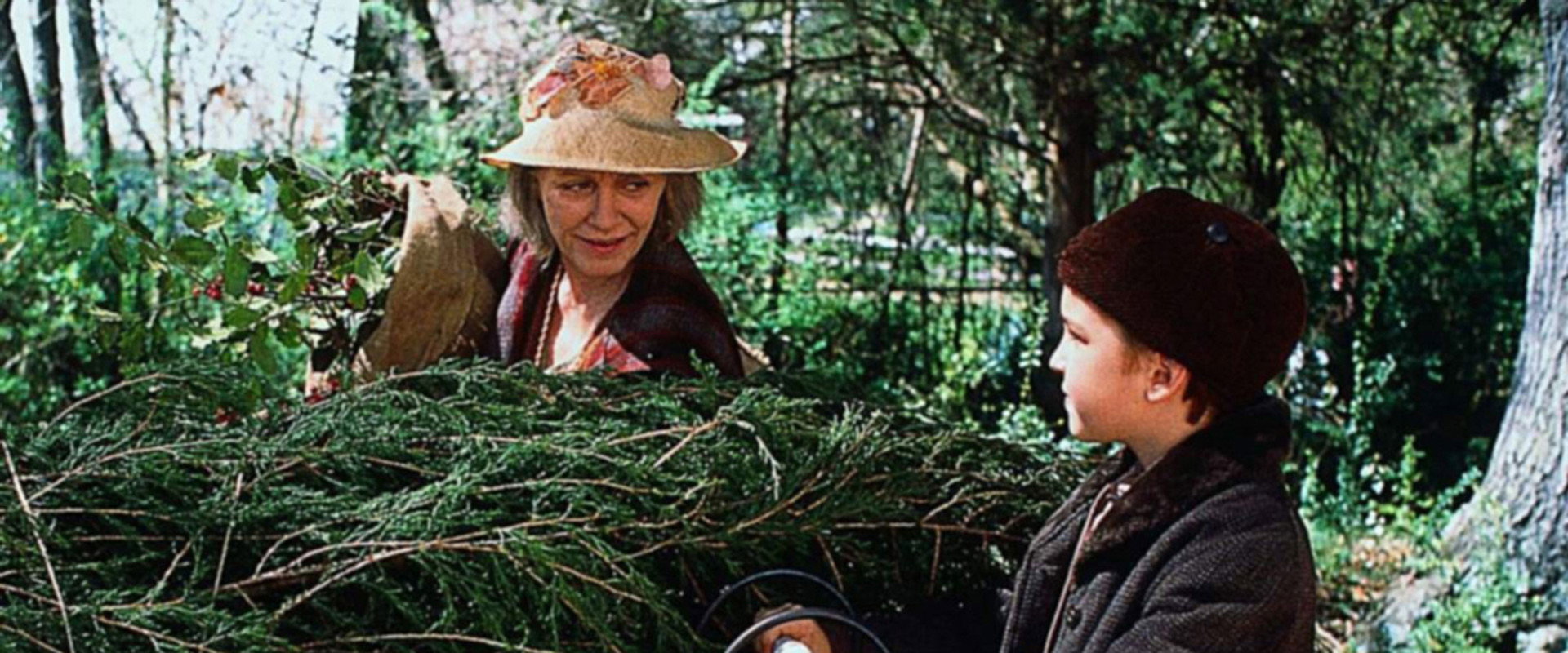 A Christmas Memory backdrop