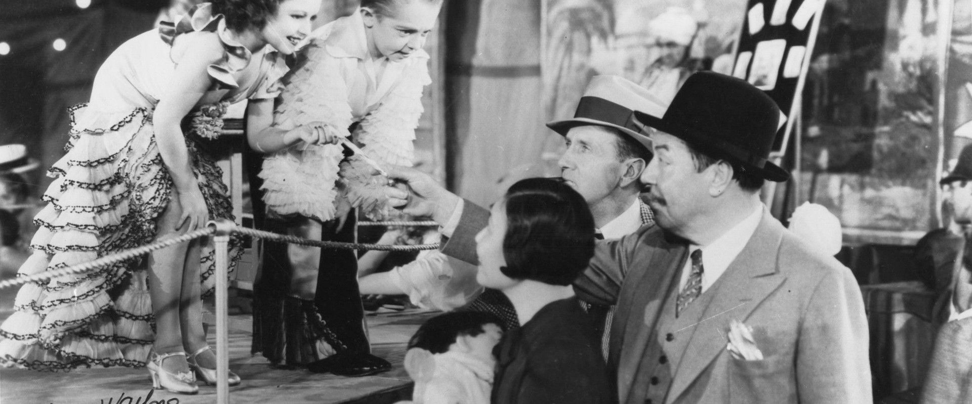 Charlie Chan at the Circus backdrop