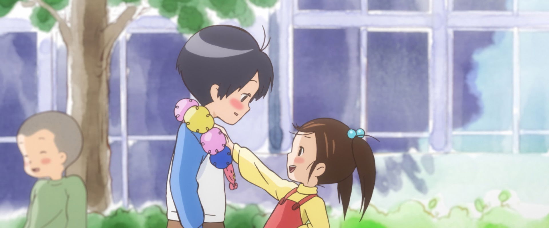 The Big First-Grader and the Small Second-Grader backdrop