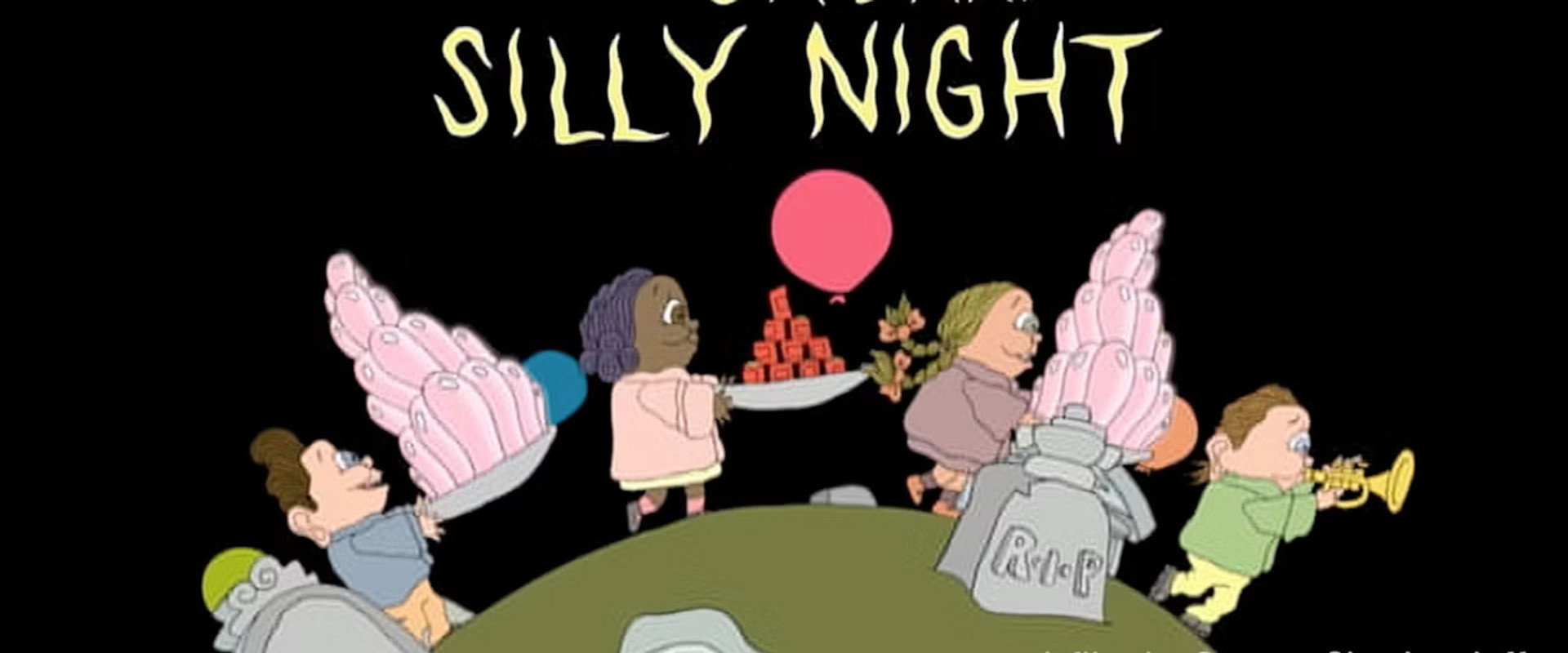 It Was a Dark and Silly Night backdrop
