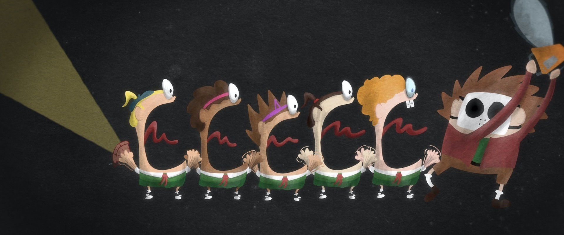 A Night in Camp Heebie Jeebie backdrop