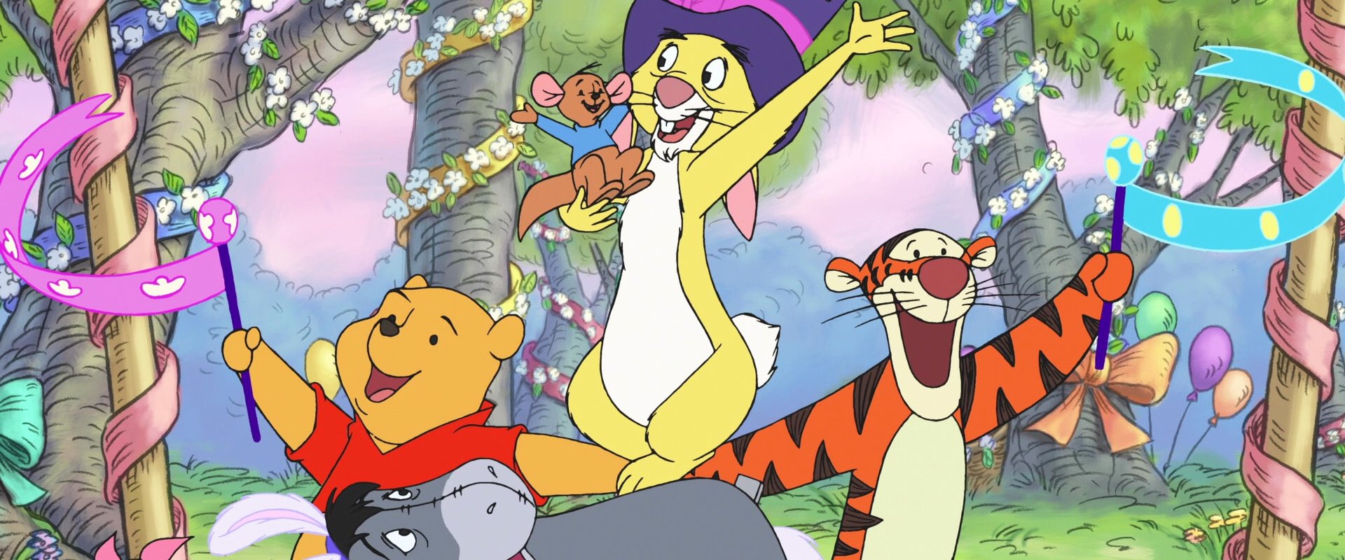 Winnie the Pooh: Springtime with Roo backdrop