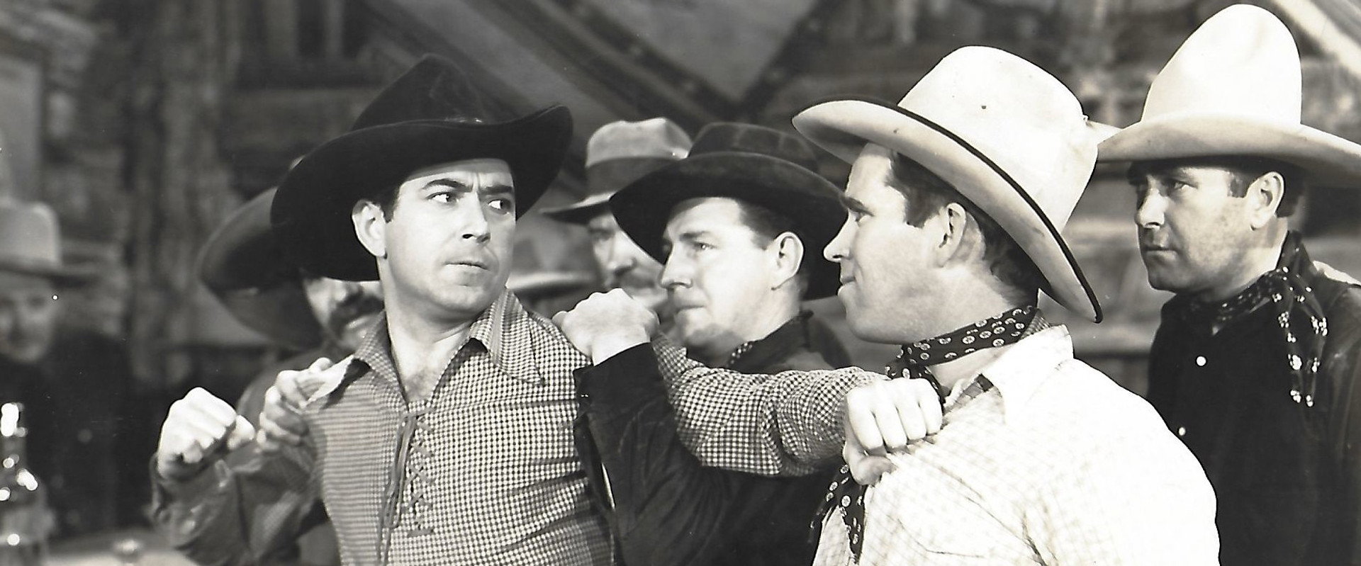 Bar-Z Bad Men backdrop